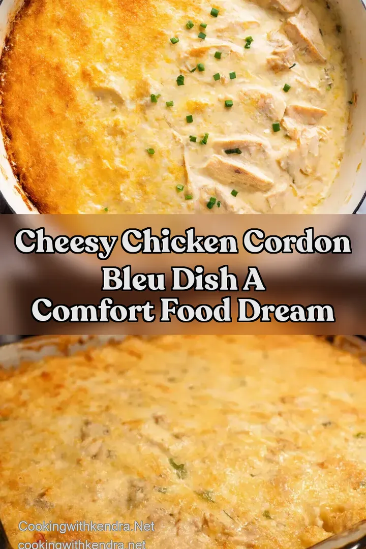 Cheesy Chicken Cordon Bleu Dish A Comfort Food Dream