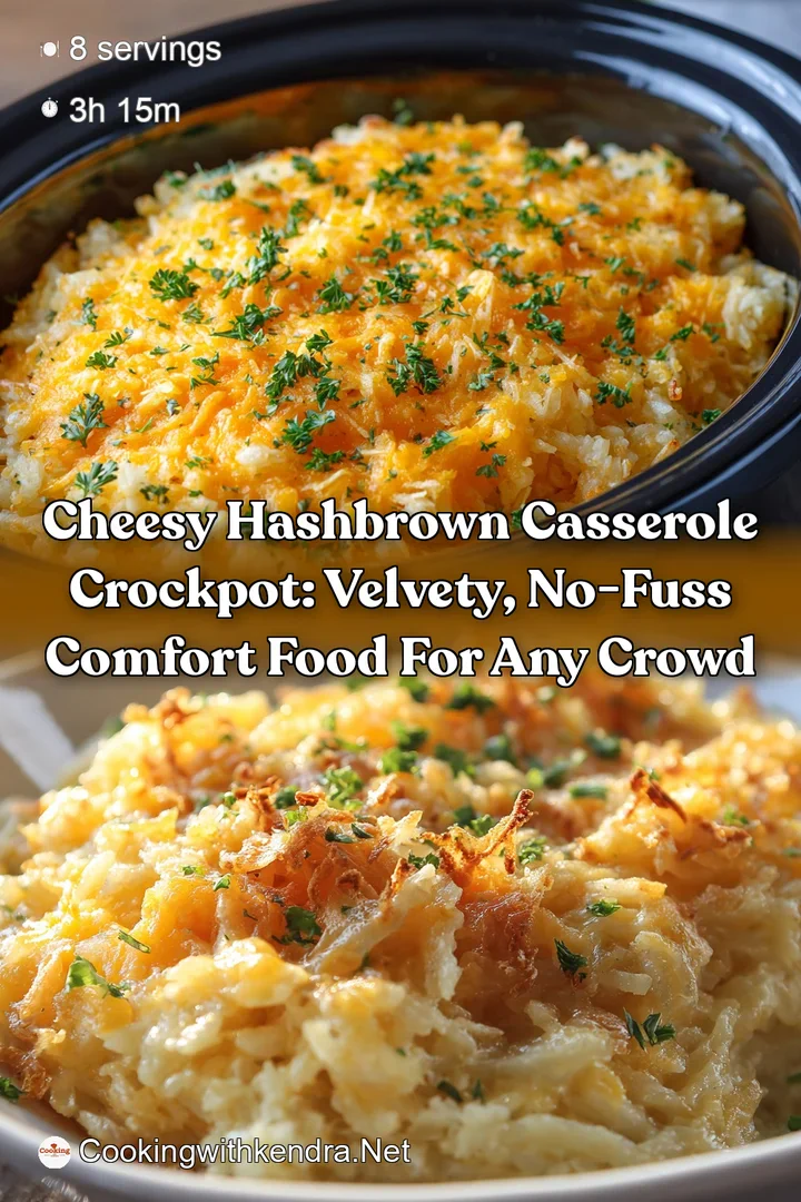 Cheesy Hashbrown Casserole Crockpot: Velvety No-Fuss Comfort Food for Any Crowd