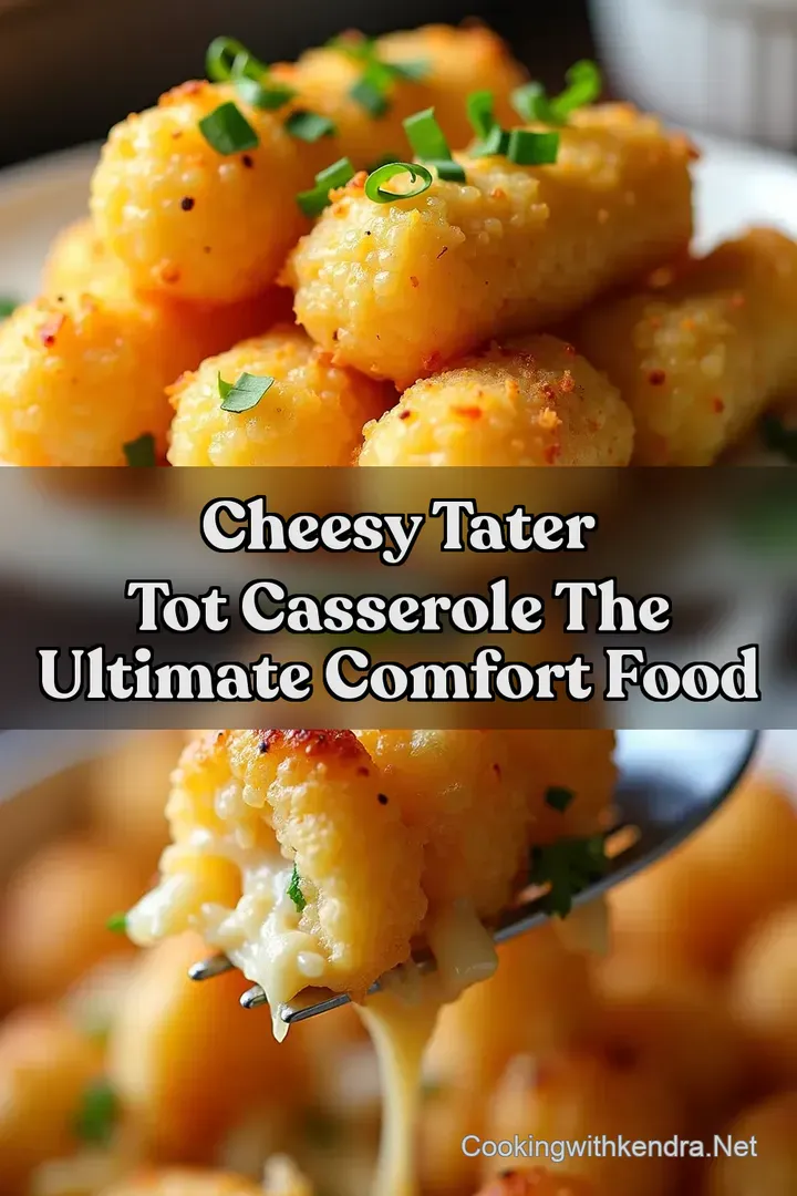 Cheesy Tater Tot Casserole The ULTIMATE Comfort Food