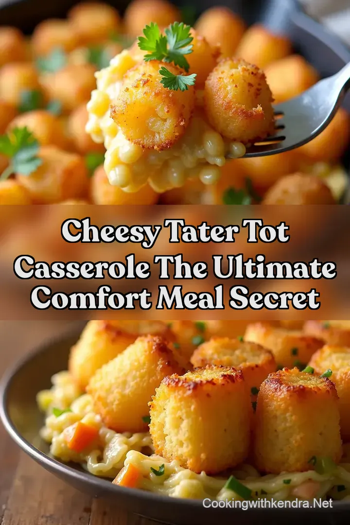 Cheesy Tater Tot Casserole The Ultimate Comfort Meal Secret