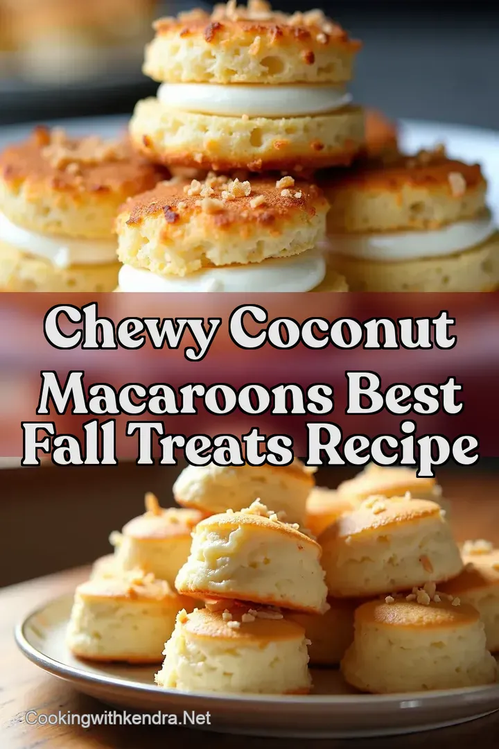Chewy Coconut Macaroons Best Fall Treats Recipe