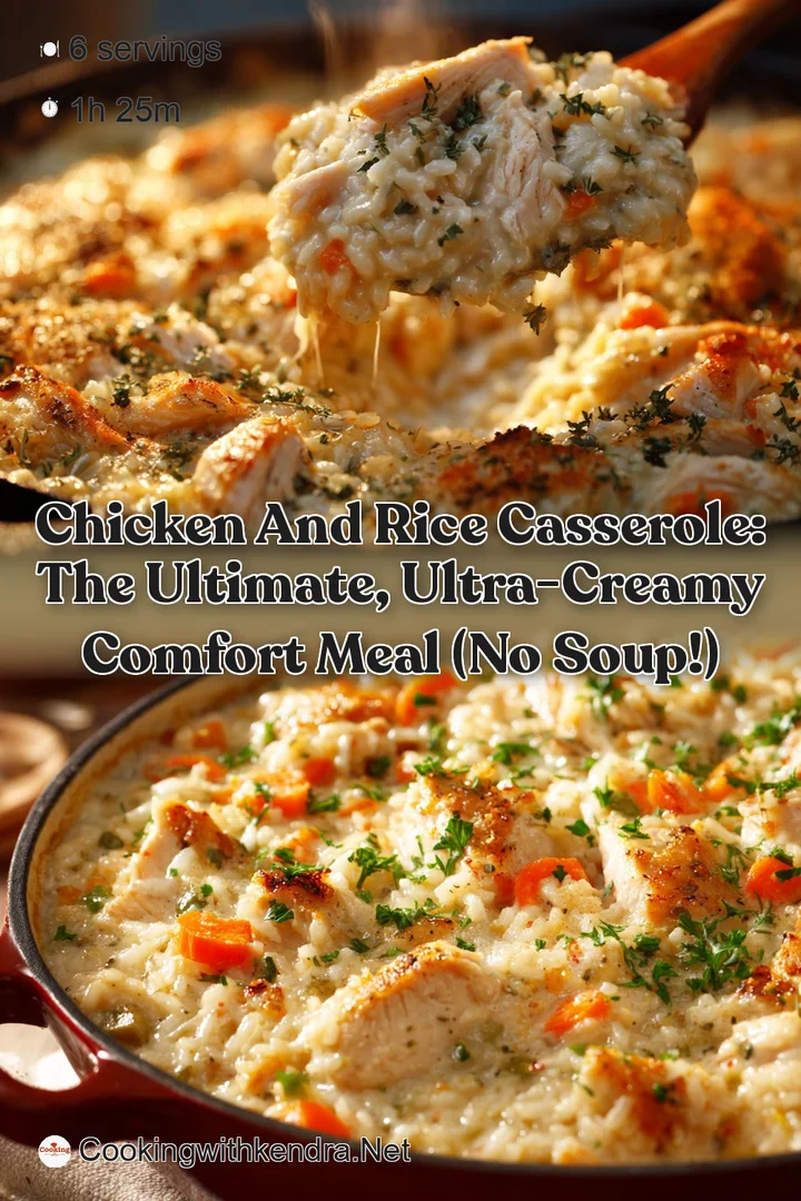Chicken and Rice Casserole: The Ultimate Ultra-Creamy Comfort Meal (No Soup!)