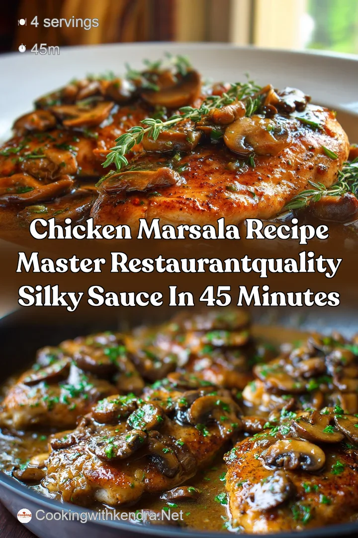 Chicken Marsala Recipe Master RestaurantQuality Silky Sauce in 45 Minutes
