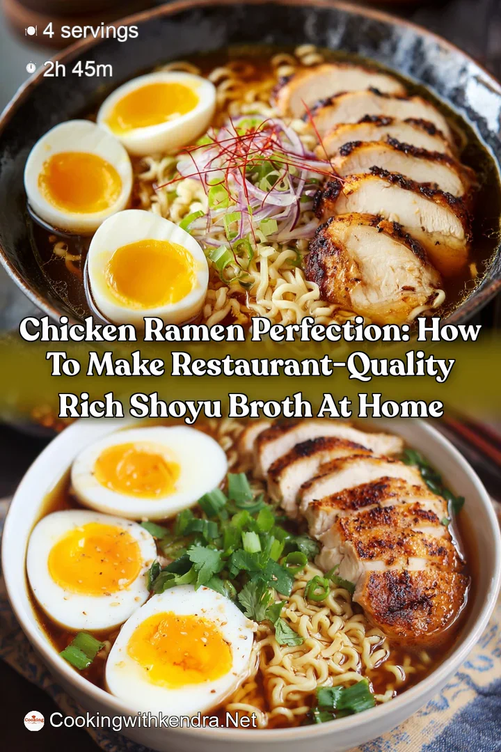Chicken Ramen Perfection: How to Make Restaurant-Quality Rich Shoyu Broth At Home