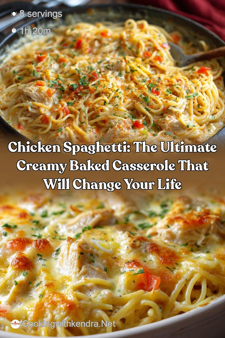 Chicken Spaghetti: The Ultimate Creamy Baked Casserole That Will Change Your Life