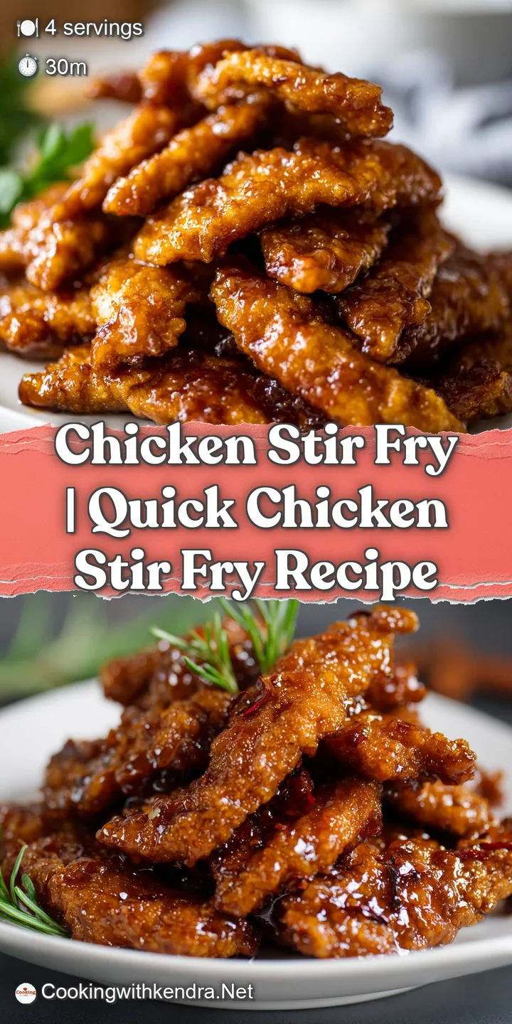 Close-up of glistening, seared chicken chunks and crisp broccoli florets coated in a rich, savory brown sauce.