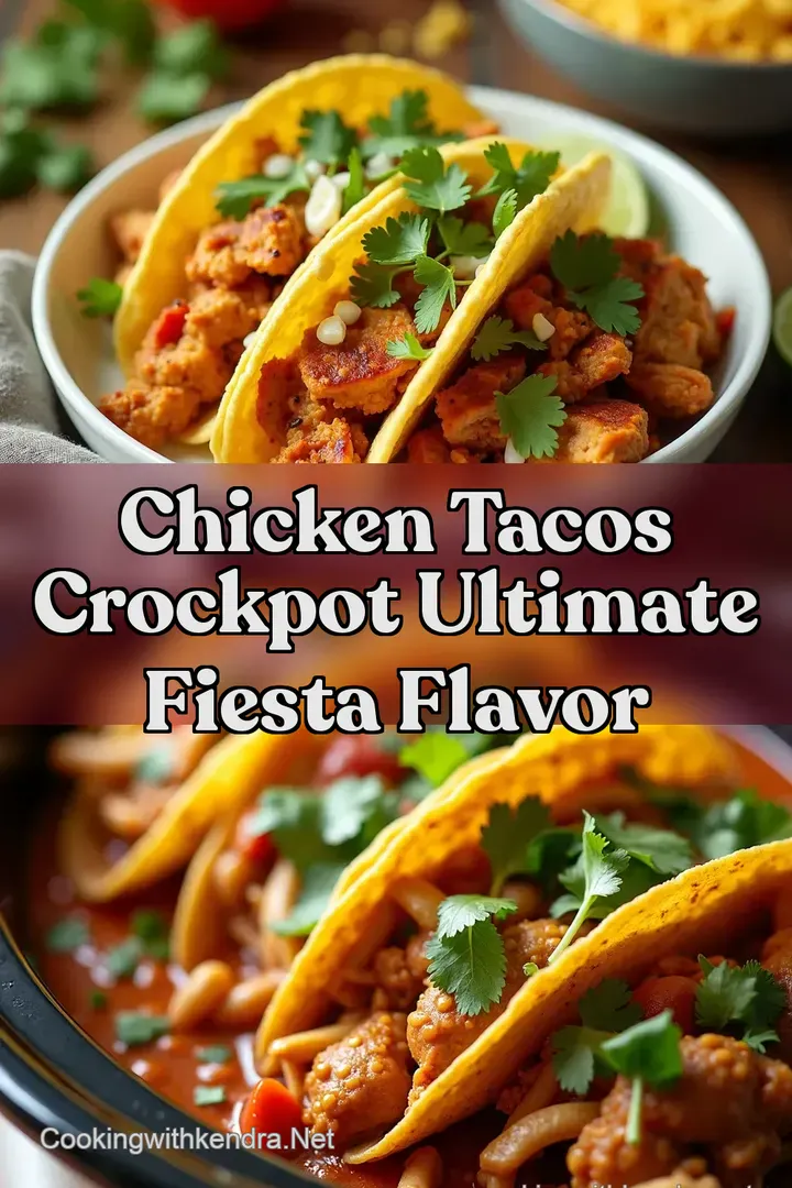 Chicken Tacos Crockpot Ultimate Fiesta Flavor