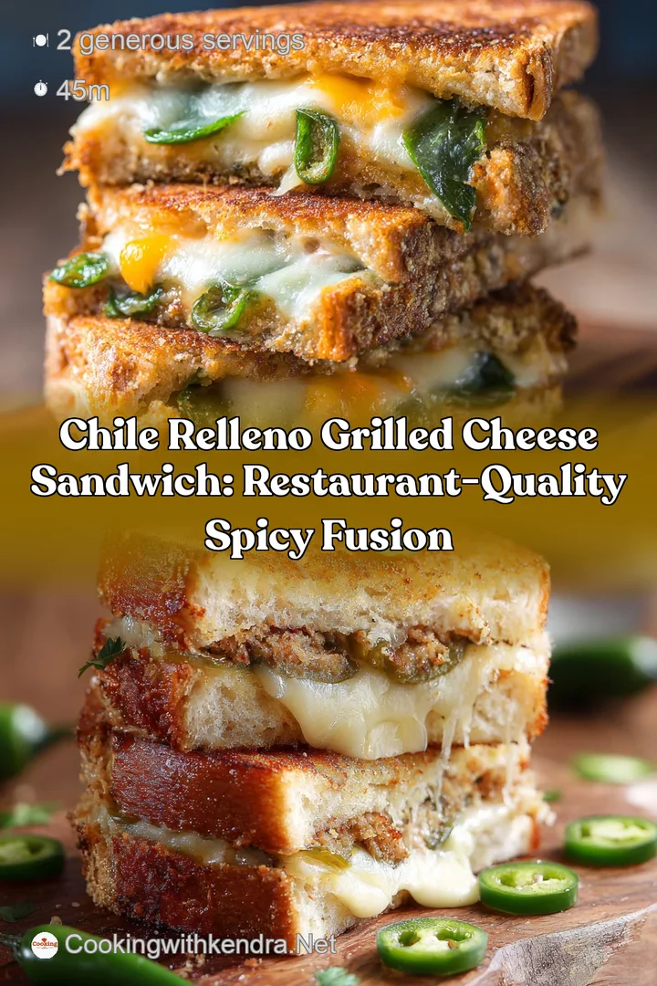 Chile Relleno Grilled Cheese Sandwich: Restaurant-Quality Spicy Fusion