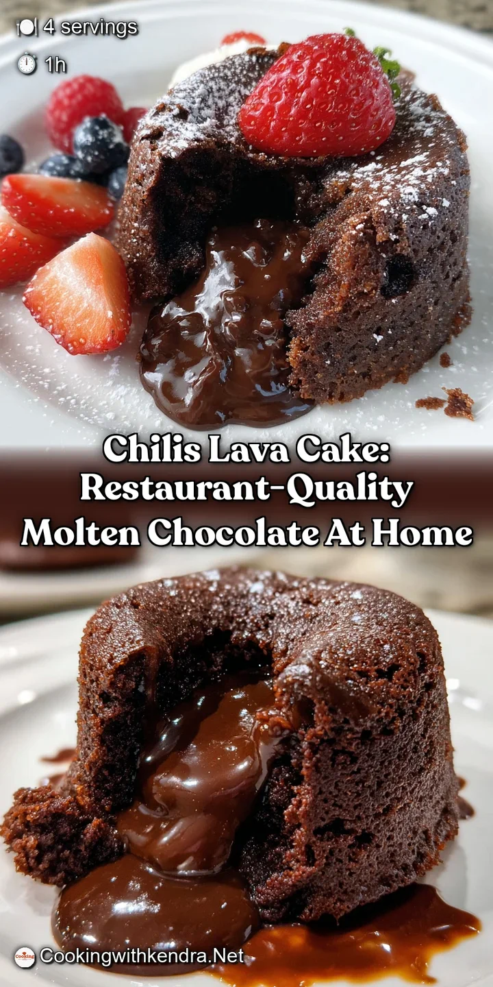 Chilis Lava Cake: Restaurant-Quality Molten Chocolate at Home
