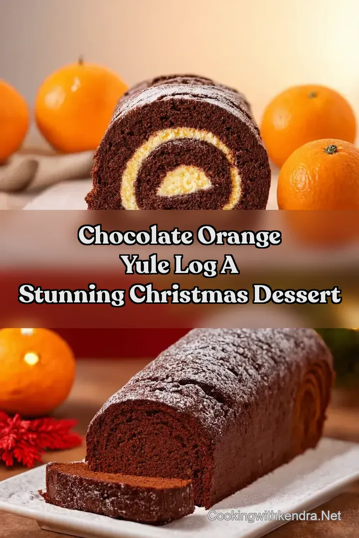 Chocolate Orange Yule Log A Stunning Christmas Dessert