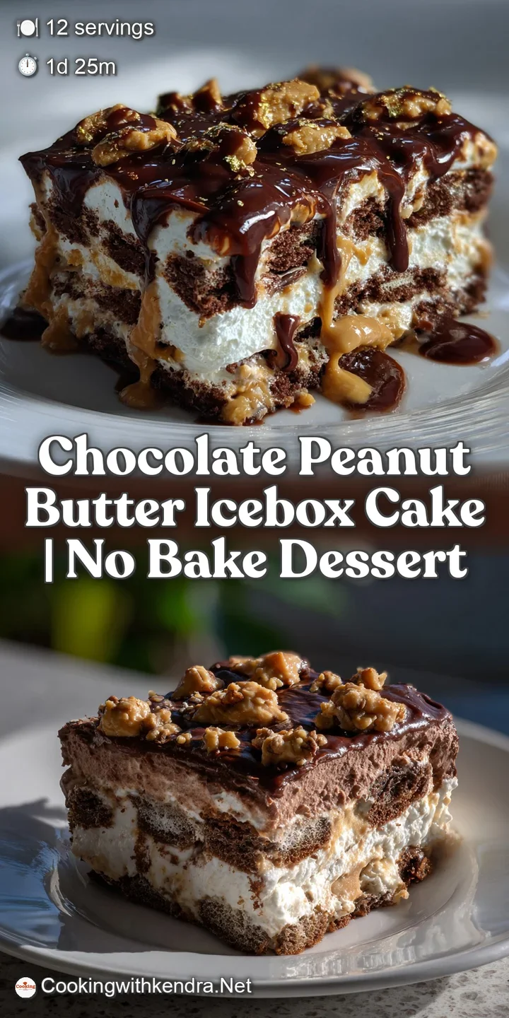 A close-up reveals the creamy peanut butter filling contrasted against dark chocolate cookies. The texture is soft and inv...