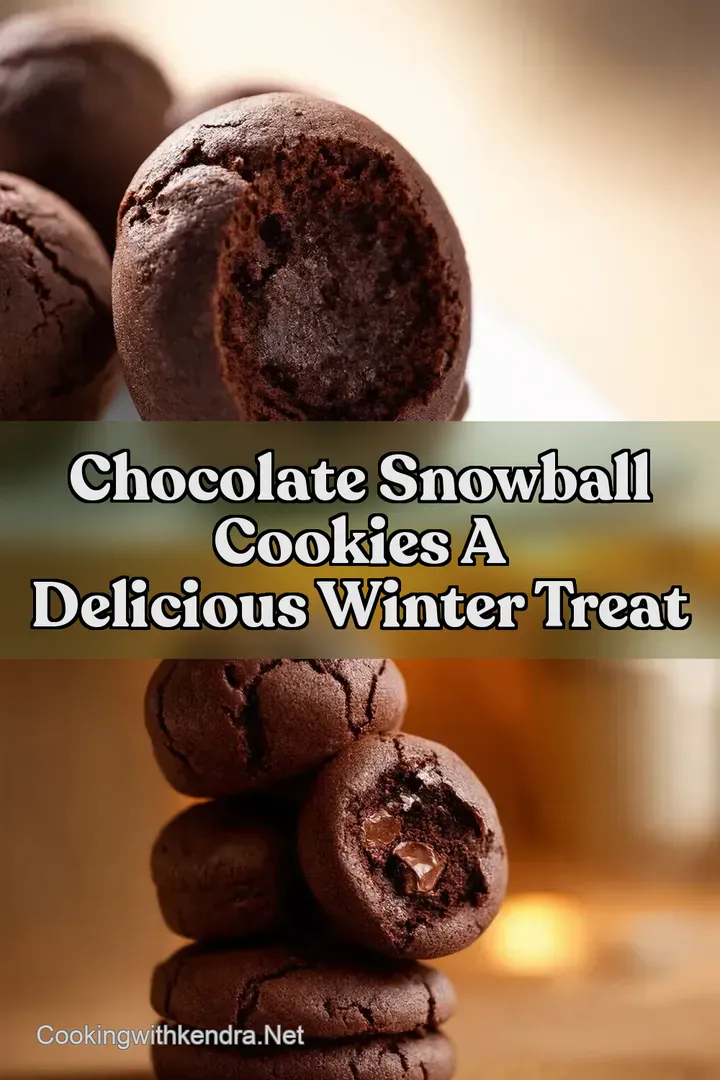 Chocolate Snowball Cookies A Delicious Winter Treat
