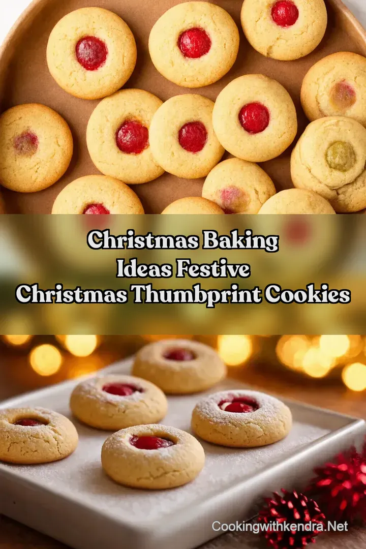 Christmas Baking Ideas Festive Christmas Thumbprint Cookies