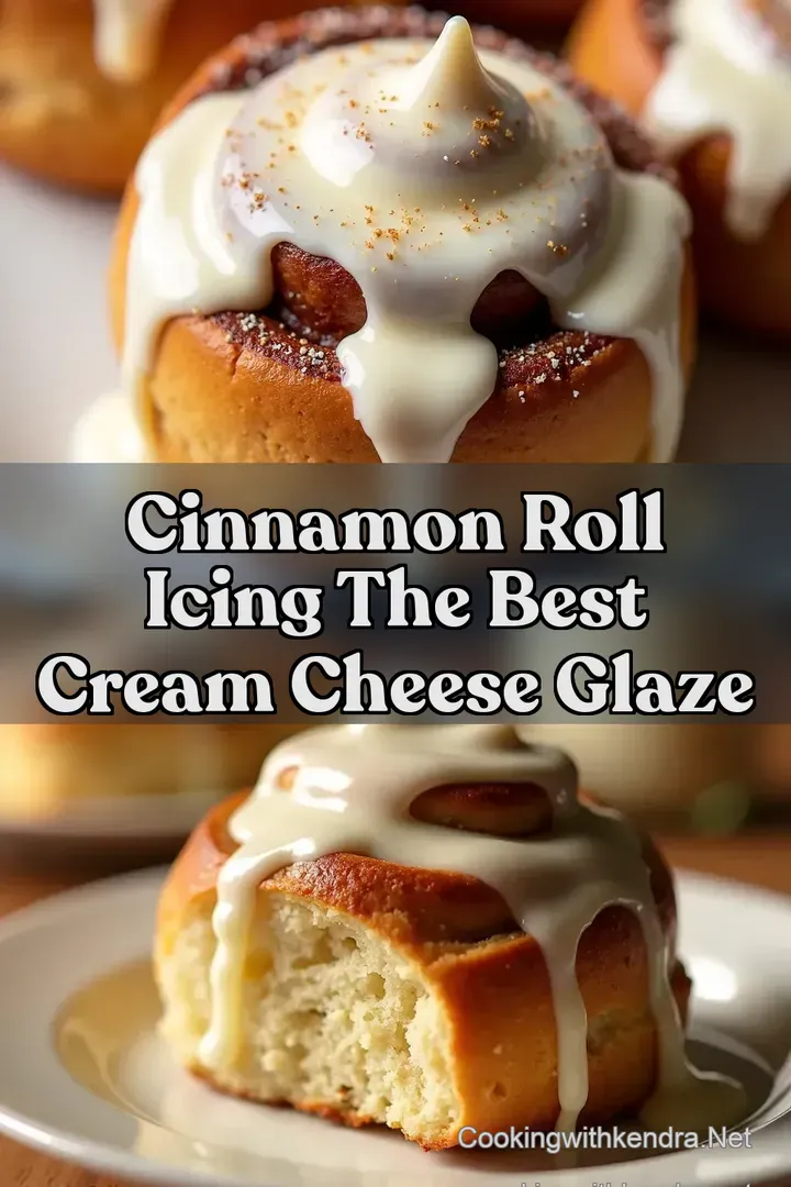 Cinnamon Roll Icing The Best Cream Cheese Glaze