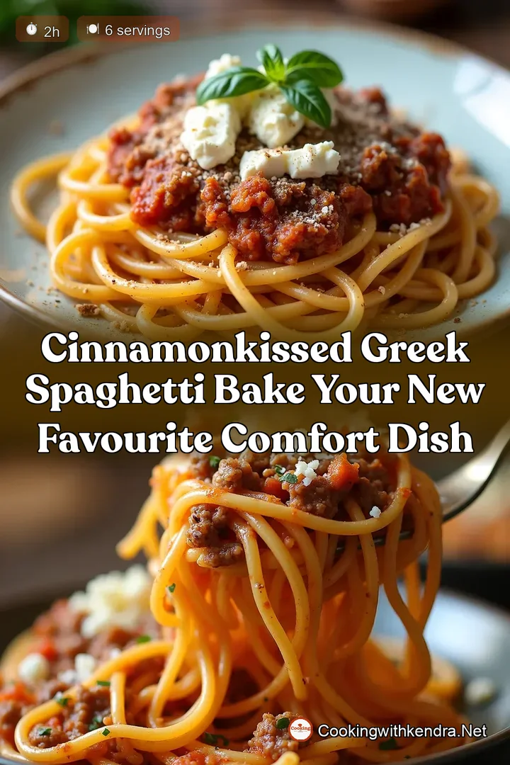 CinnamonKissed Greek Spaghetti Bake Your New Favourite Comfort Dish