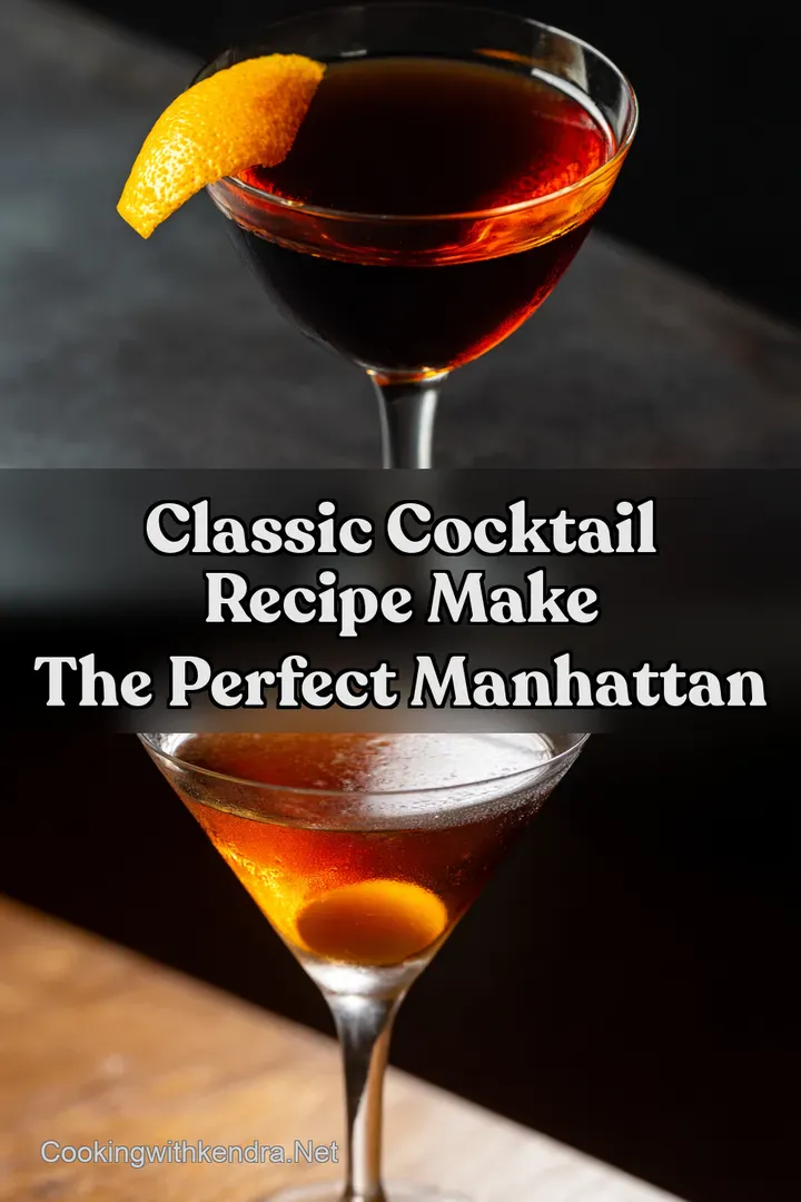 Classic Cocktail Recipe Make the Perfect Manhattan