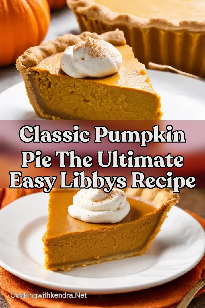 Classic Pumpkin Pie The Ultimate Easy Libbys Recipe
