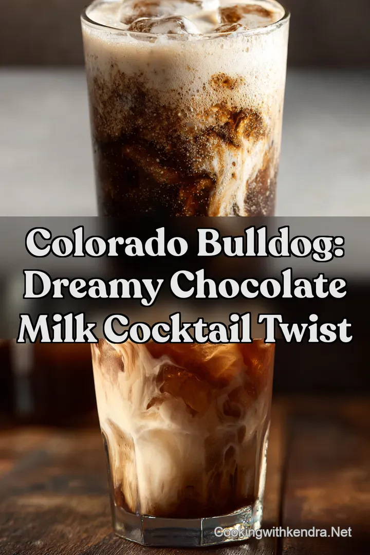 Colorado Bulldog: Dreamy Chocolate Milk Cocktail Twist : PIN FOR LATER Colorado Bulldog: Dreamy Chocolate Milk Cocktail Twist