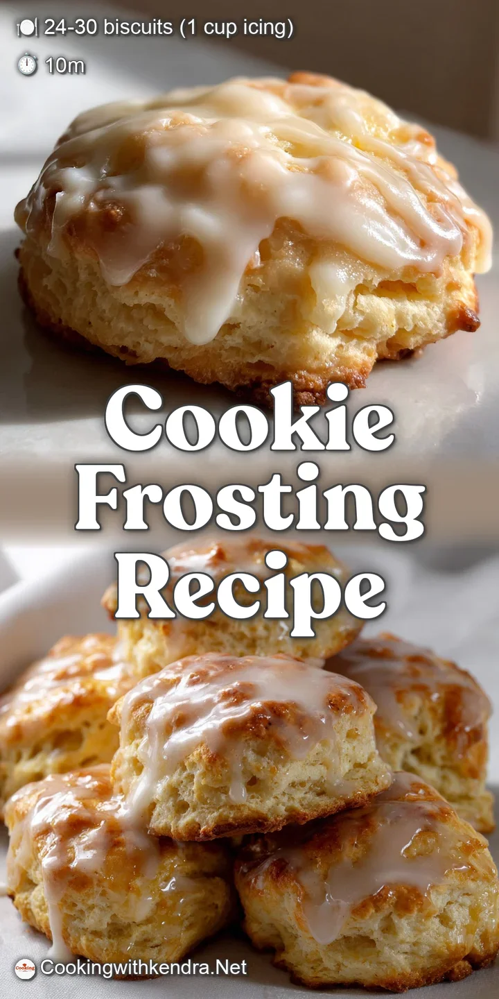 Cookie Frosting: Quick-Setting Glaze for Perfect Biscuits - Cooking with Kendra