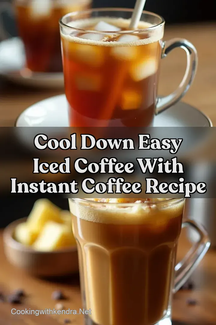 Cool Down Easy Iced Coffee with Instant Coffee Recipe