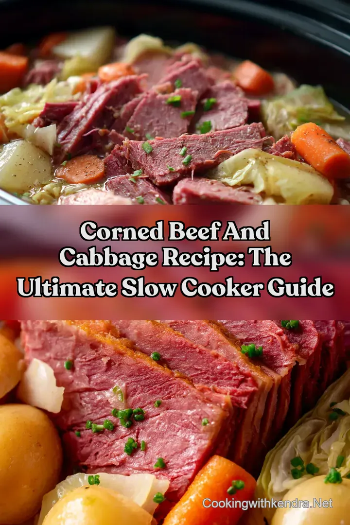 Corned Beef And Cabbage Recipe: The Ultimate Slow Cooker Guide