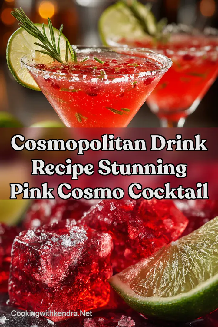 Cosmopolitan Drink Recipe Stunning Pink Cosmo Cocktail