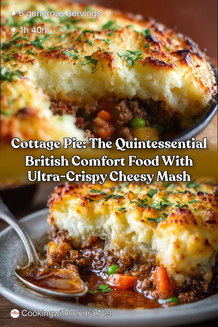 Cottage Pie: The Quintessential British Comfort Food with Ultra-Crispy Cheesy Mash