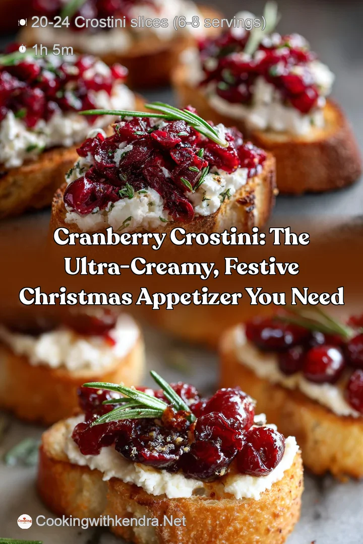 Cranberry Crostini: The Ultra-Creamy Festive Christmas Appetizer You Need