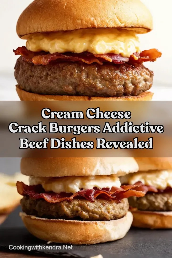 Cream Cheese Crack Burgers Addictive Beef Dishes Revealed