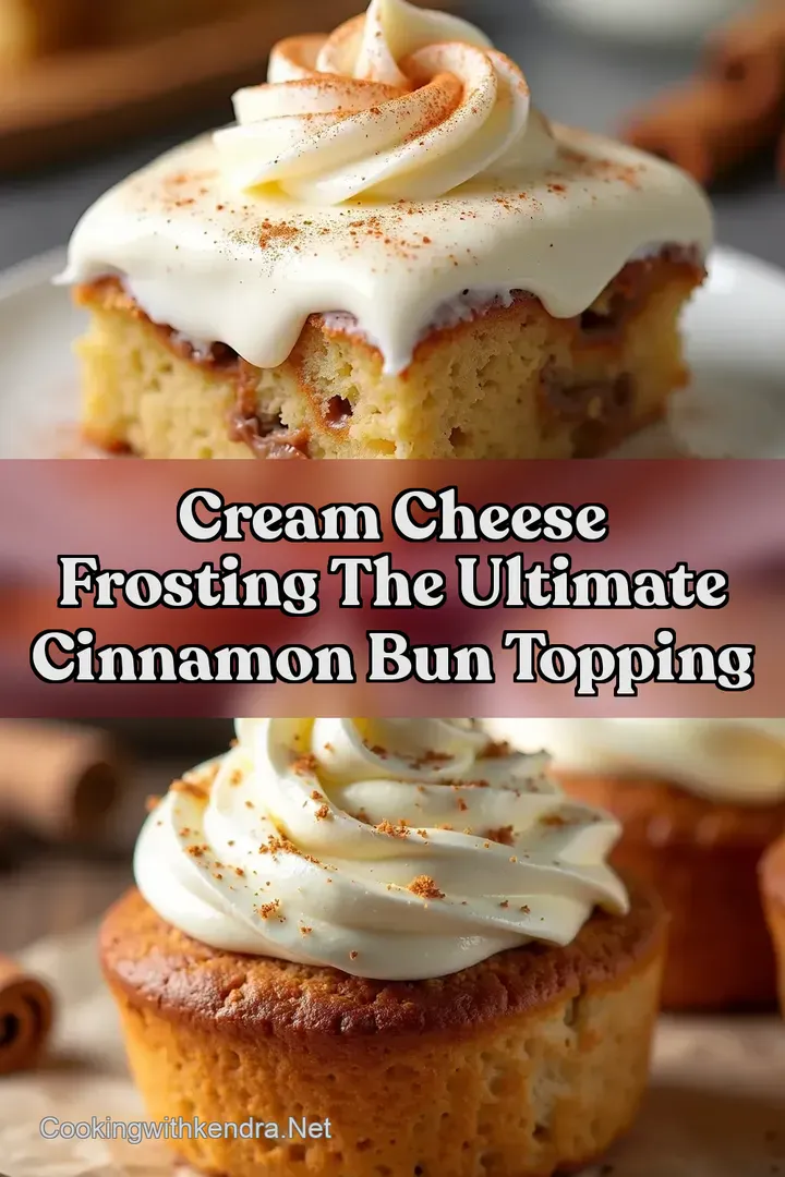 Cream Cheese Frosting The Ultimate Cinnamon Bun Topping