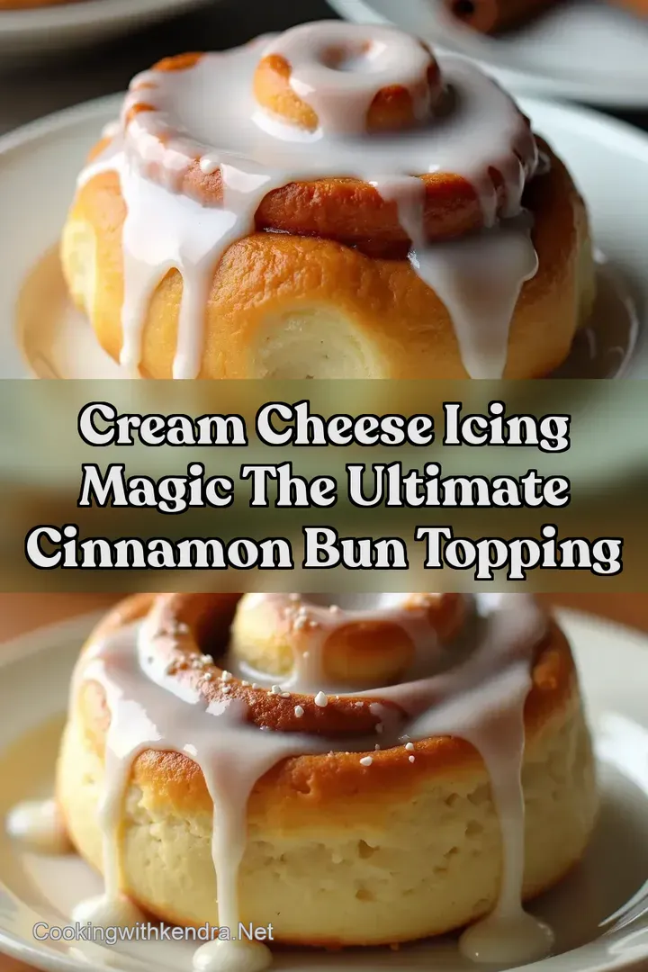 Cream Cheese Icing Magic The Ultimate Cinnamon Bun Topping