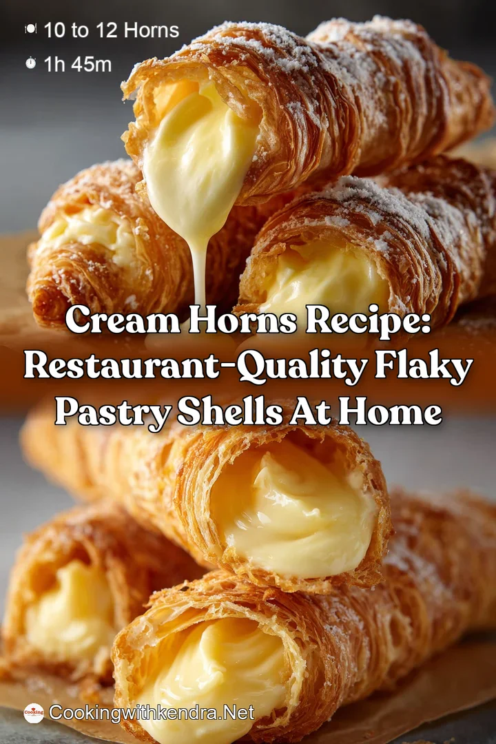 Cream Horns Recipe: Restaurant-Quality Flaky Pastry Shells at Home