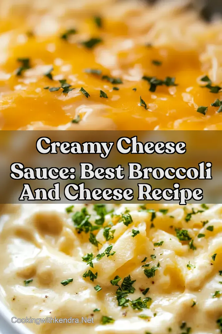 Creamy Cheese Sauce: Best Broccoli and Cheese Recipe