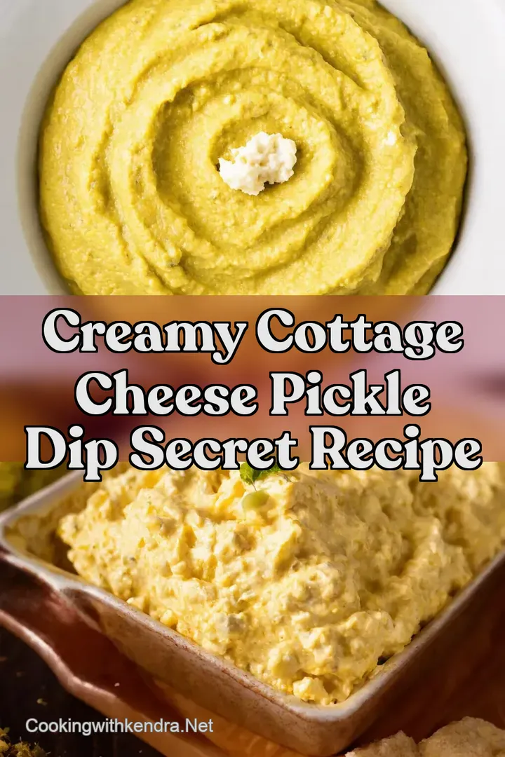 Creamy Cottage Cheese Pickle Dip Secret Recipe