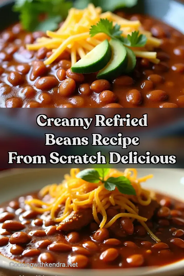 Creamy Refried Beans Recipe From Scratch Delicious