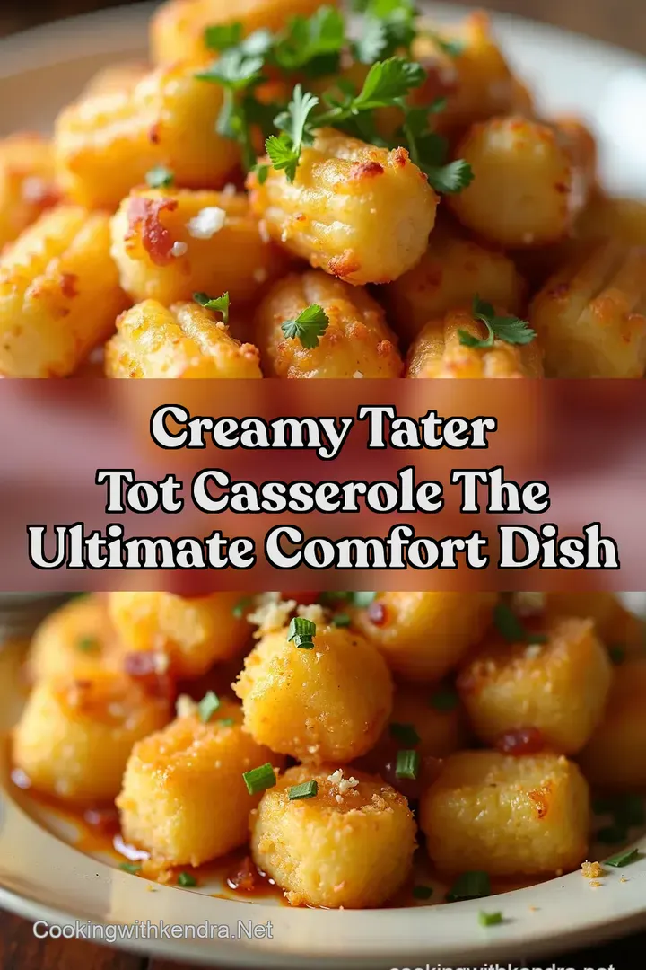 Creamy Tater Tot Casserole The ULTIMATE Comfort Dish