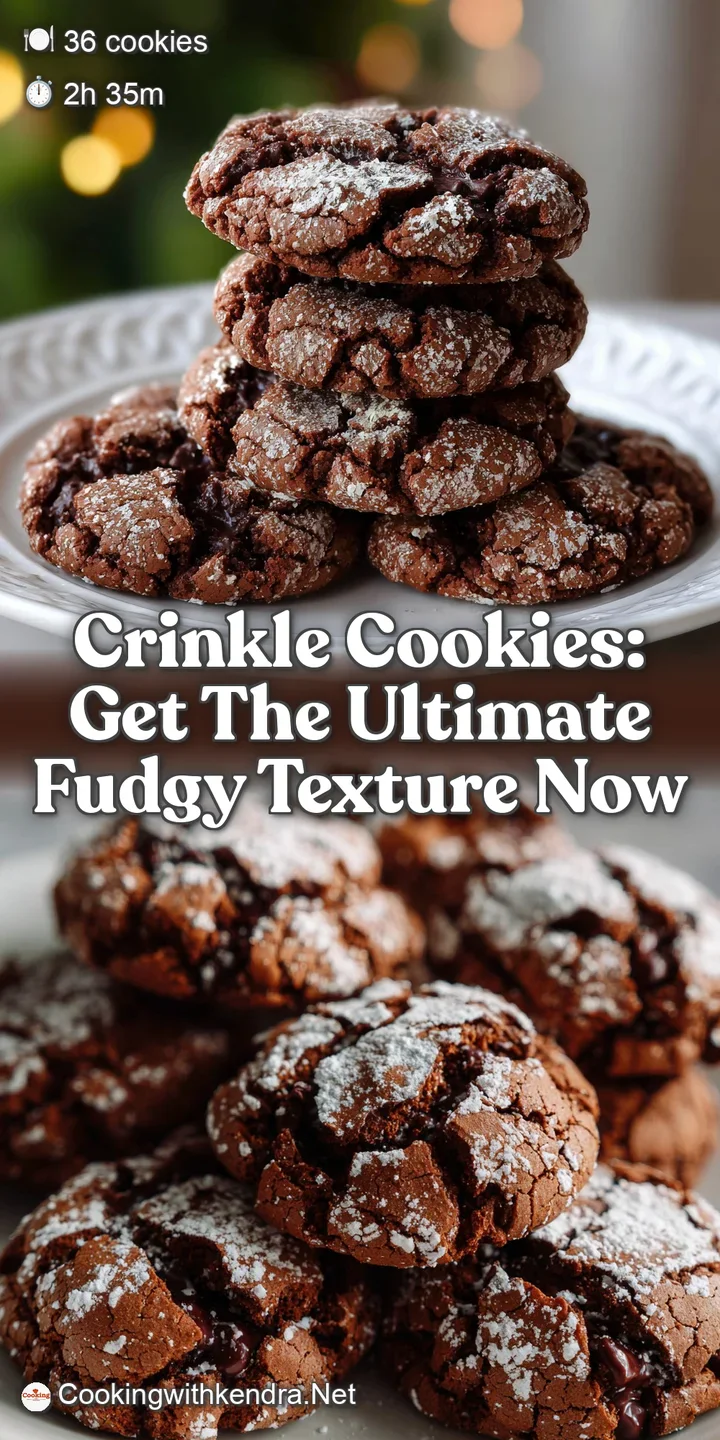 Crinkle Cookies: Get the Ultimate Fudgy Texture Now