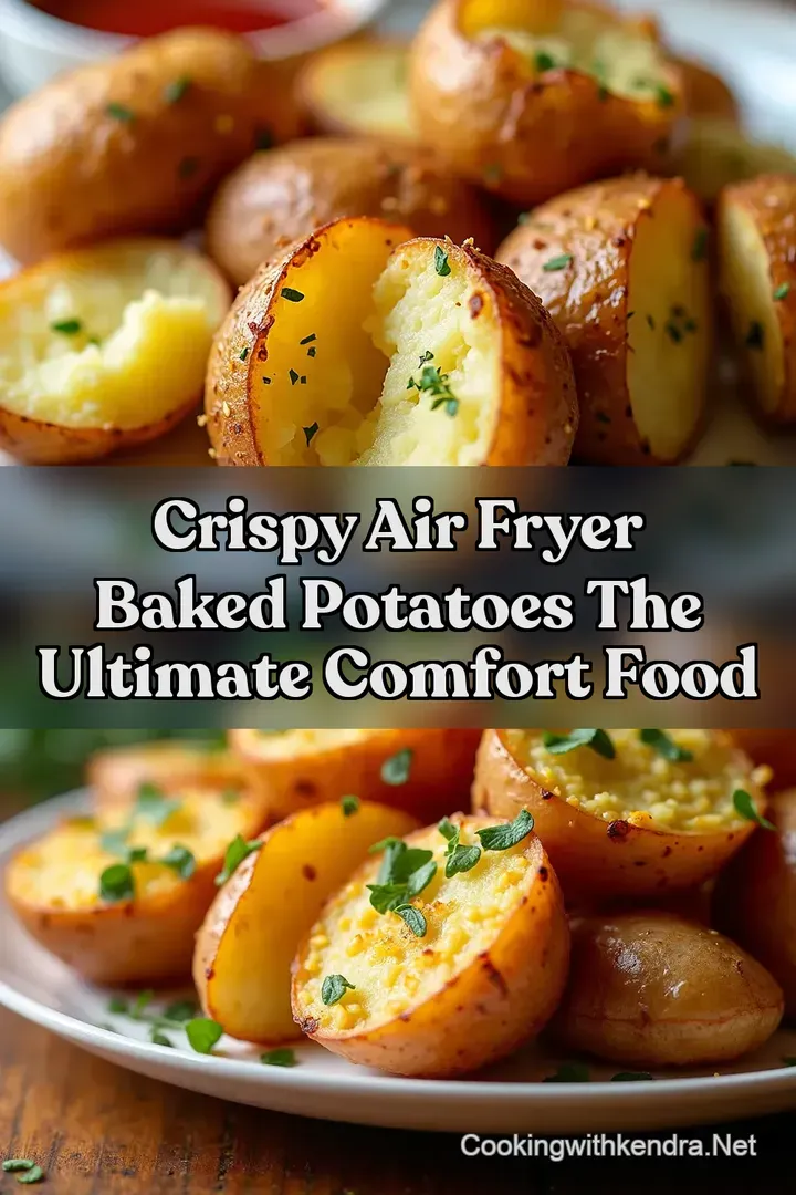 Crispy Air Fryer Baked Potatoes The Ultimate Comfort Food