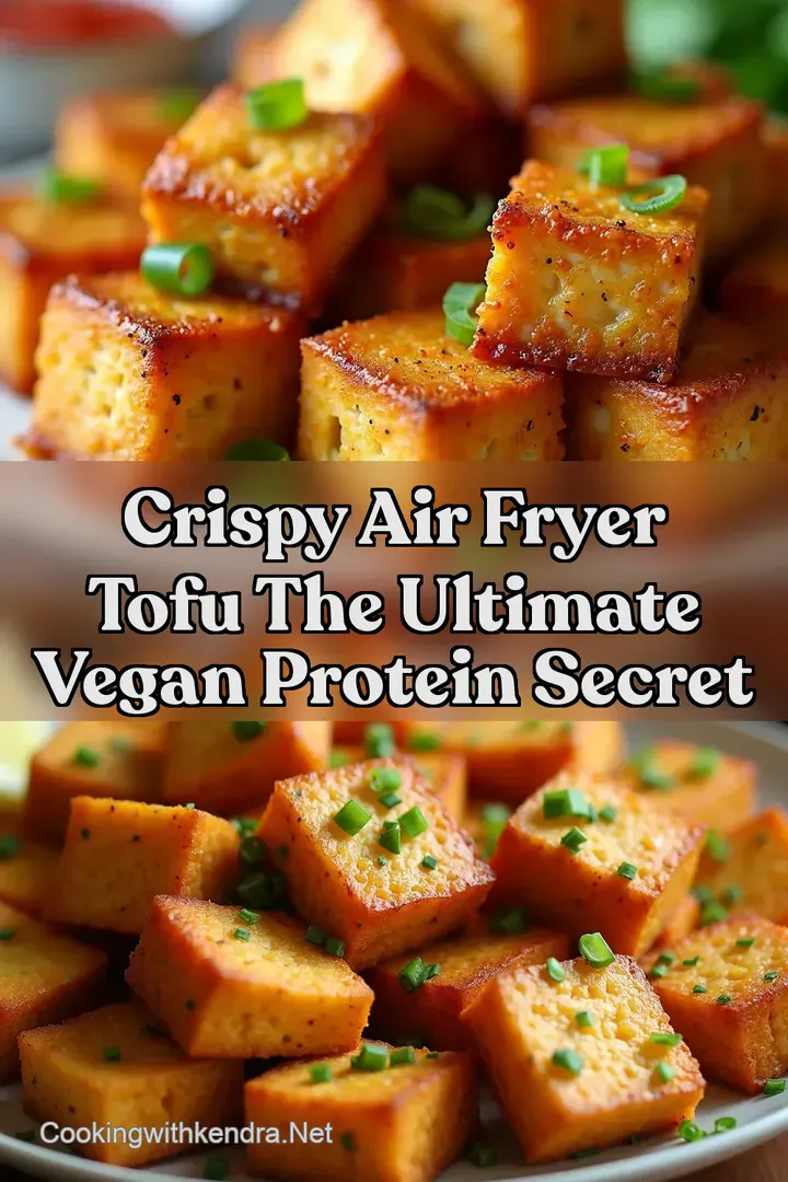 Crispy Air Fryer Tofu The Ultimate Vegan Protein Secret