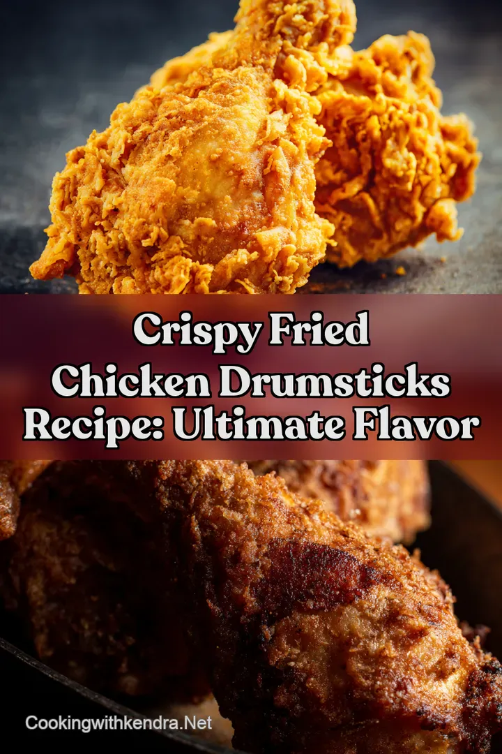 Crispy Fried Chicken Drumsticks Recipe: Ultimate Flavor : PIN FOR LATER Crispy Fried Chicken Drumsticks Recipe: Ultimate Flavor