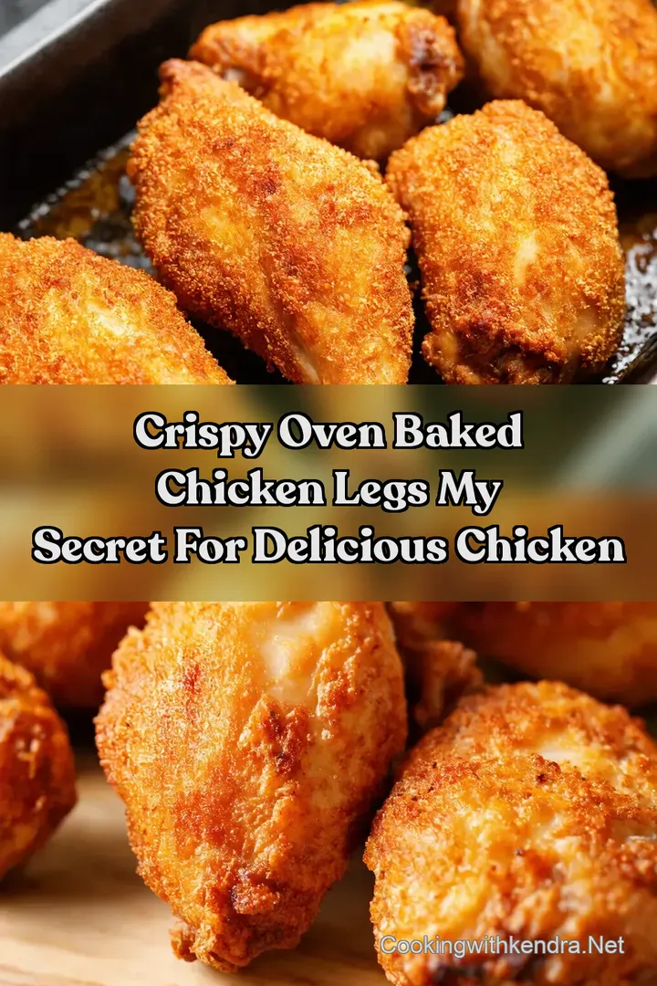 Crispy Oven Baked Chicken Legs My Secret For Delicious Chicken : PIN FOR LATER Crispy Oven Baked Chicken Legs My Secret For Delicious Chicken