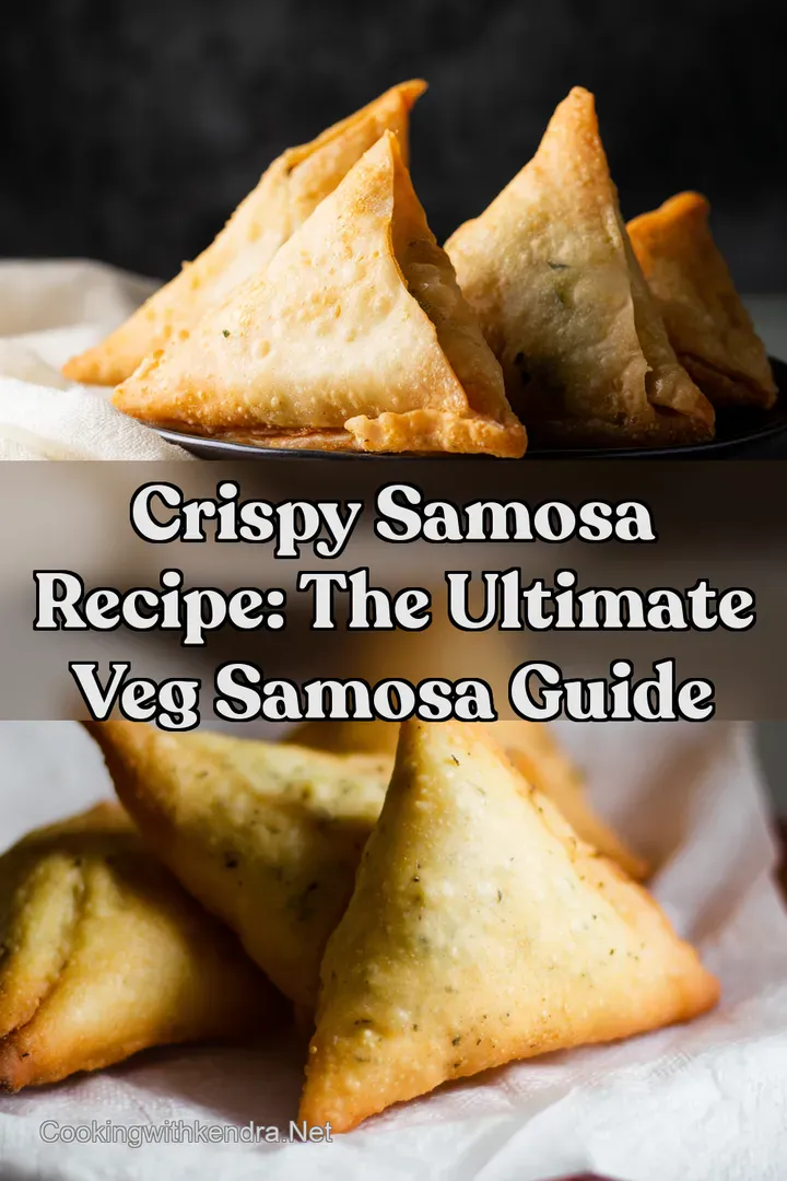 Crispy Samosa Recipe: The Ultimate Veg Samosa Guide : PIN FOR LATER Crispy Samosa Recipe: The Ultimate Veg Samosa Guide