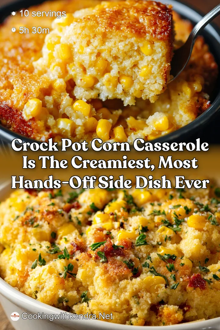Crock Pot Corn Casserole is the Creamiest Most Hands-Off Side Dish Ever