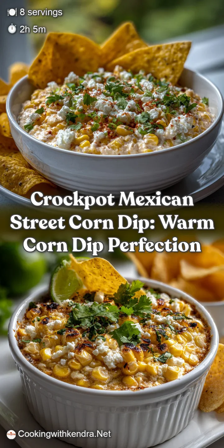 Crockpot Mexican Street Corn Dip: Warm Corn Dip Perfection
