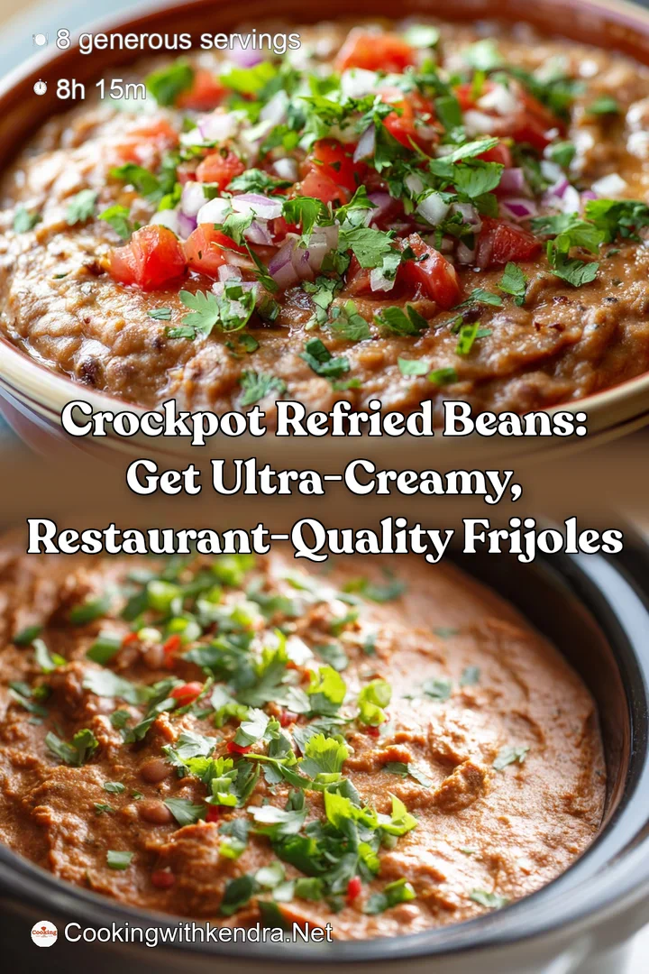 Crockpot Refried Beans: Get Ultra-Creamy Restaurant-Quality Frijoles