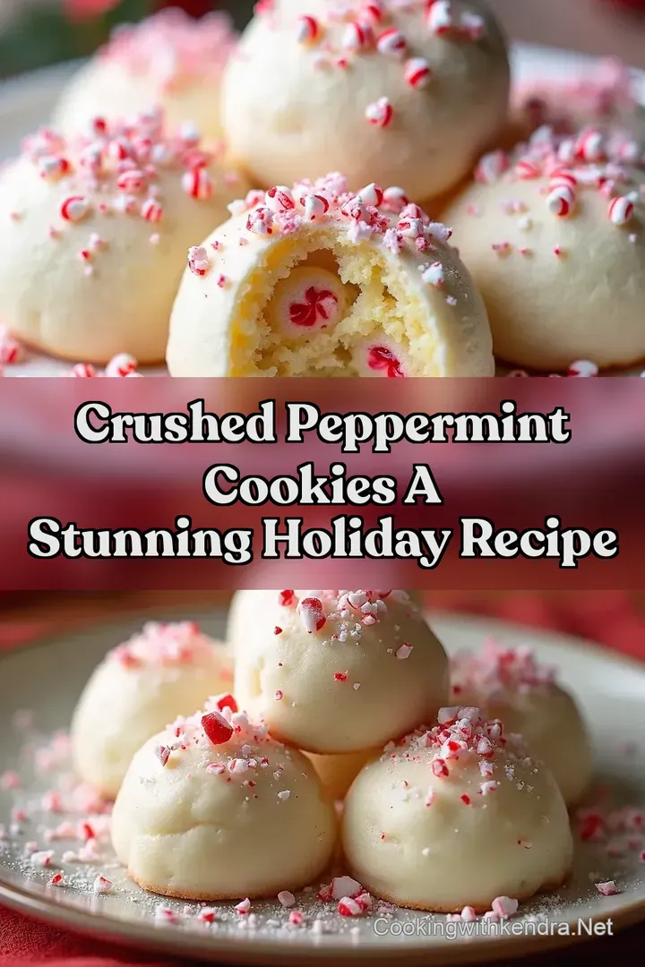 Crushed Peppermint Cookies A Stunning Holiday Recipe