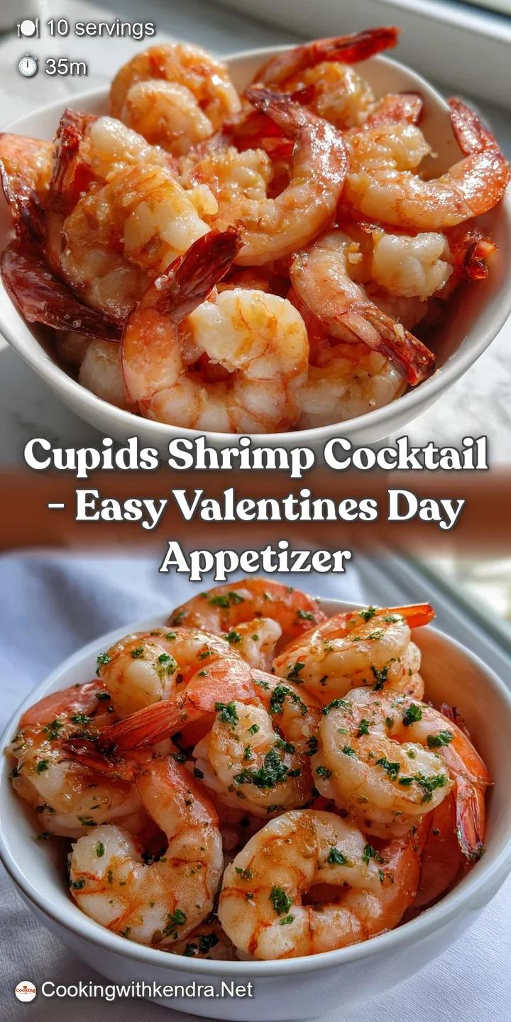 Cupids Shrimp Cocktail - Easy Valentines Day Appetizer