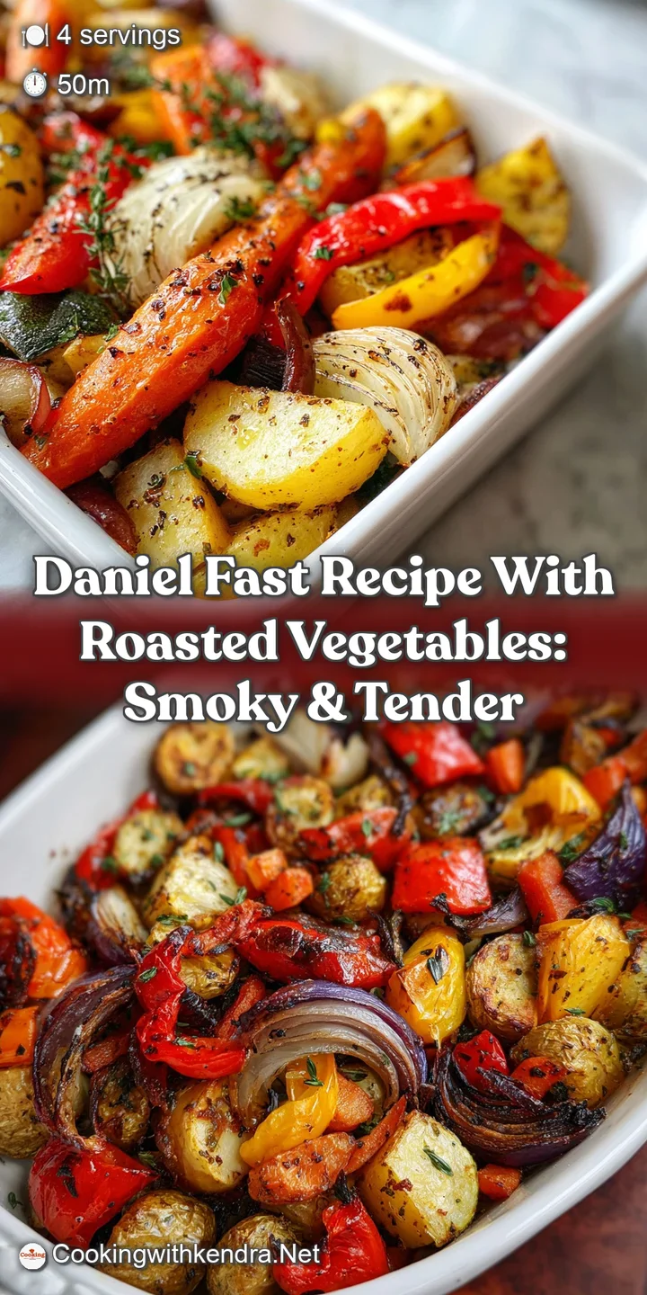 Close-up of tender roasted vegetables, their caramelized surfaces glistening with oil. Hints of smoky char and vibrant col...