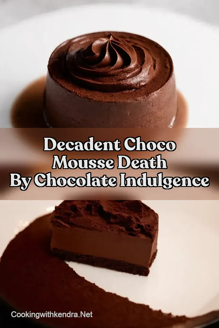Decadent Choco Mousse Death By Chocolate Indulgence