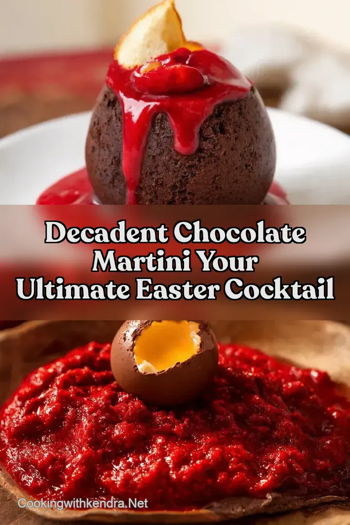 Decadent Chocolate Martini Your Ultimate Easter Cocktail